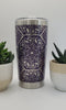 Hidden Swear Word Tumbler  Mandala Laser Engraved 20oz Insulated Tumbler, Funny Tumbler Cuss Word Tumbler Funny Gift cuss word