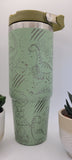 Dinosaurs Boys Gift Laser Engraved 30oz Double Wall Insulated Tumbler Custom Seamless Tumbler
