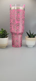 Roses,Flower gift, Floral gift 40oz Double Wall Insulated Tumbler with Handles Gift for mom, Granny, sister, Niece, Teacher gift