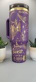 Wizard Movie magic 40oz Double Wall Insulated Tumbler with Handles Gift for mom, Granny, sister, Teacher gift