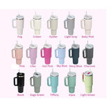 Humpback whales tumbler, Ocean theme 40oz Double Wall Insulated Tumbler with Handles Gift for mom, Granny, sister, Niece