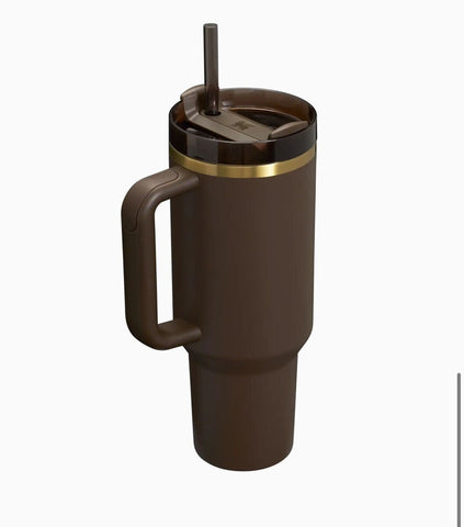 Any of our Designs 40oz Double Wall Insulated Tumbler with Handles Gift for mom, Granny, sister, Niece, Teacher Engraves Gold