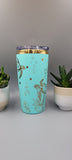 Turtle and octopus, under the sea Laser Engraved 20oz Double Wall Insulated Tumbler Travel mug,Seamless Tumbler ,Gift for daughter, niece