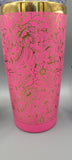 Wild flowers, flower,  floral gift  Laser Engraved 20oz Double Wall Insulated Tumbler Travel mug,Seamless Tumbler ,Gift for daughter
