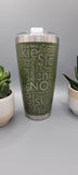 South African slang Laser Engraved 20oz Double Wall Insulated Tumbler Travel mug,Seamless Tumbler ,Gift for mum
