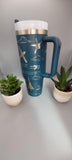 Pilot, airplane, aircraft, flying, plane spotter 40oz Double Wall Insulated Tumbler with Handles Gift  Aviation, Plane spotter
