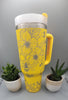 Bumble bees, honey Bee 40oz Double Wall Insulated Tumbler with Handles Gift for mom, Granny, sister, Niece