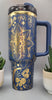 Boho, moons, crystals evil eye gift 40oz Double Wall Insulated Tumbler with Handles Gift for mom, Granny, sister, Niece