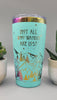 Adventure, Travel mug, Not all who wander are lost  Laser Engraved 20oz Double Wall Insulated Tumbler Travel mug, Seamless Tumbler