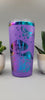 Moonlight Moths and Mushrooms Travel mug, Laser Engraved 20oz Double Wall Insulated Tumbler Travel mug, Seamless Tumbler