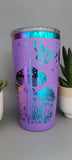 Moonlight Moths and Mushrooms Travel mug, Laser Engraved 20oz Double Wall Insulated Tumbler Travel mug, Seamless Tumbler