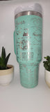 World tour, pop star, singer 40oz Double Wall Insulated Tumbler with Handles Gift for daughter,  sister, Niece, best friend