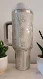 Radiology, X-ray Tech, Radiologist tumbler Xray tech, Bones 40oz Double Wall Insulated Tumbler with Handles Gift