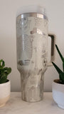 Radiology, X-ray Tech, Radiologist tumbler Xray tech, Bones 40oz Double Wall Insulated Tumbler with Handles Gift