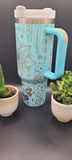 Boho, Dream catcher, Retro 40oz Double Wall Insulated Tumbler with Handles Gift