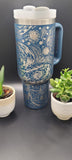 Starry Night,Vincent, art gift 40oz Double Wall Insulated Tumbler with Handles Gift for mom, Granny, sister, Niece, Teacher gift,