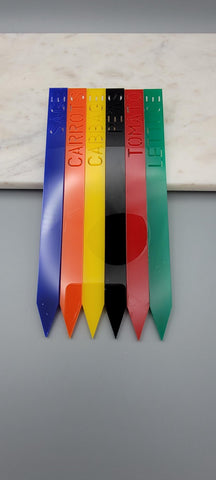 Seed Markers, Plant markers, Flower Markers, Fruit Markers, Vegetable Markers & Stakes, Herb Markers Labels, Vegetable, Garden  Acrylic