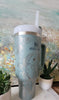 Original Stanley Turtles, under the Sea, ocean theme Engraved tumbler 40oz Double Wall Insulated Tumbler with Handles