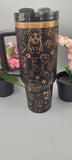 English Bulldog gift 40oz Double Wall Insulated Tumbler with Handles Gift for mom, Granny, sister, Niece, Teacher gift, dog lover gift