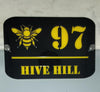 Bee, bumble bee House Number, House Number Sign, Door Sign, Door Number, Modern, Acrylic, House Name, Address Sign, First Home,