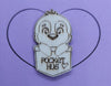 Penguin Handmade Wooden Pocket hug token love gift little pocket hug, pick me up pocket hug token
