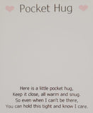 Butterfly Handmade Wooden Pocket hug token love gift little pocket hug, pick me up pocket hug token