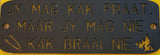 Afrikaans Braai Sign, Door Sign, Braai Modern, Acrylic, House sign, Address Sign, First Home,