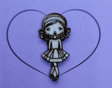 Irish dancer Handmade Wooden Pocket hug token love gift little pocket hug, pick me up pocket hug token