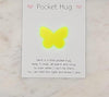 Butterfly Pocket hug token love gift thinking of you  little pocket hug, pick me up pocket hug token Acrylic - 35 colours