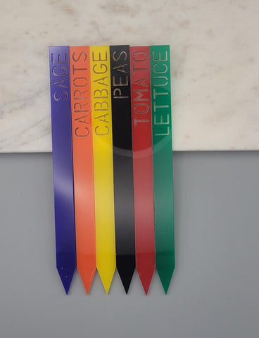 Seed Markers, Plant markers, Flower Markers, Fruit Markers, Vegetable Markers & Stakes, Herb Markers Labels, Vegetable, Garden  Acrylic