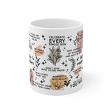 Motivational Ceramic Coffee Mug Set, Inspirational Gifts for Self-Care, Positive Affirmations, Great for Home or Office, 11oz & 15oz