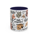 Empowering Affirmation Coffee Mug, Motivational Daily Reminders Cup, Self-Love Gift, Positive Vibes Mug, Inspirational Kitchen Decor
