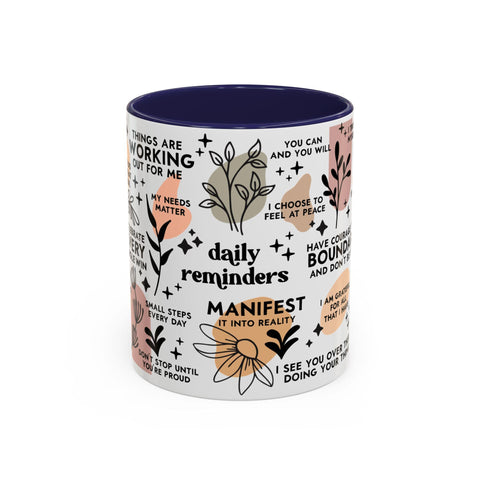 Empowering Affirmation Coffee Mug, Motivational Daily Reminders Cup, Self-Love Gift, Positive Vibes Mug, Inspirational Kitchen Decor