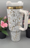 French Bulldog, Frenchie, dog mom, dog lover 40oz Double Wall Insulated Tumbler with Handles Gift for mom, Granny, sister, Niece