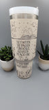 Reading, Book Lover, Story Just a girl who loves books Retro 40oz Double Wall Insulated Tumbler with Handles Gift