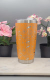 Trick or Treat, monster mash Halloween, ghosts Laser Engraved Custom Seamless  20oz Double Wall Insulated Tumbler Travel mug