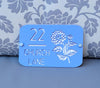 Flowers, Floral House Number, House Number Sign, Door Sign, Door Number, Modern, Acrylic, House Name, Address Sign, First Home,
