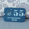 Bird, Hummingbird House Number, House Number Sign, Door Sign, Door Number, Modern, Acrylic, House Name, Address Sign, First Home,