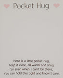 Fox Handmade Wooden Pocket hug token love gift little pocket hug, pick me up pocket hug token