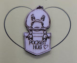 Platypus Handmade Wooden Pocket hug token love gift little pocket hug, pick me up pocket hug token