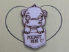 Hippo Handmade Wooden Pocket hug token love gift little pocket hug, pick me up pocket hug token