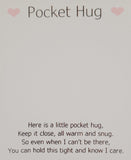 Penguin Handmade Wooden Pocket hug token love gift little pocket hug, pick me up pocket hug token