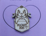 Seal Handmade Wooden Pocket hug token love gift little pocket hug, pick me up pocket hug token