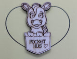 Horse Handmade Wooden Pocket hug token love gift little pocket hug, pick me up pocket hug token