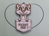 Meerkat Handmade Wooden Pocket hug token love gift little pocket hug, pick me up pocket hug token