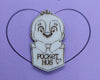 Penguin Handmade Wooden Pocket hug token love gift little pocket hug, pick me up pocket hug token