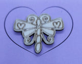 Butterfly Handmade Wooden Pocket hug token love gift little pocket hug, pick me up pocket hug token