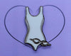 Swimming Swimmer, costume, sport Handmade Wooden Pocket hug token love gift little pocket hug, pick me up pocket hug token