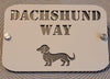 Dachshund, dog House Number, House Number Sign, Door Sign, Door Number, Modern, Acrylic, House Name, Address Sign, First Home,