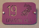 Dragon Fly House Number, House Number Sign, Door Sign, Door Number, Modern, Acrylic, House Name, Address Sign, First Home,